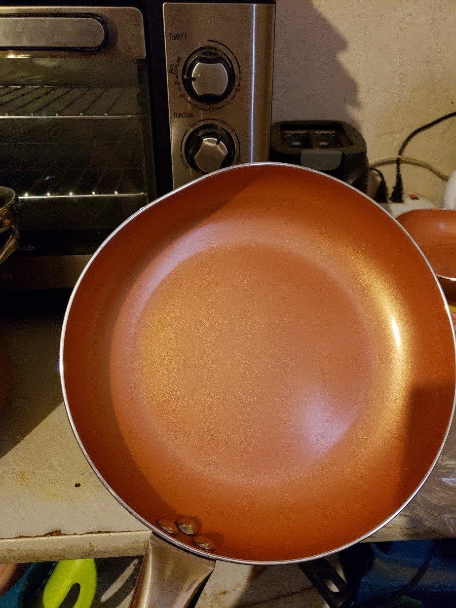 Copper Pan 10-Piece Set Luxury Induction Cookware Set Non-stick customer photo 2