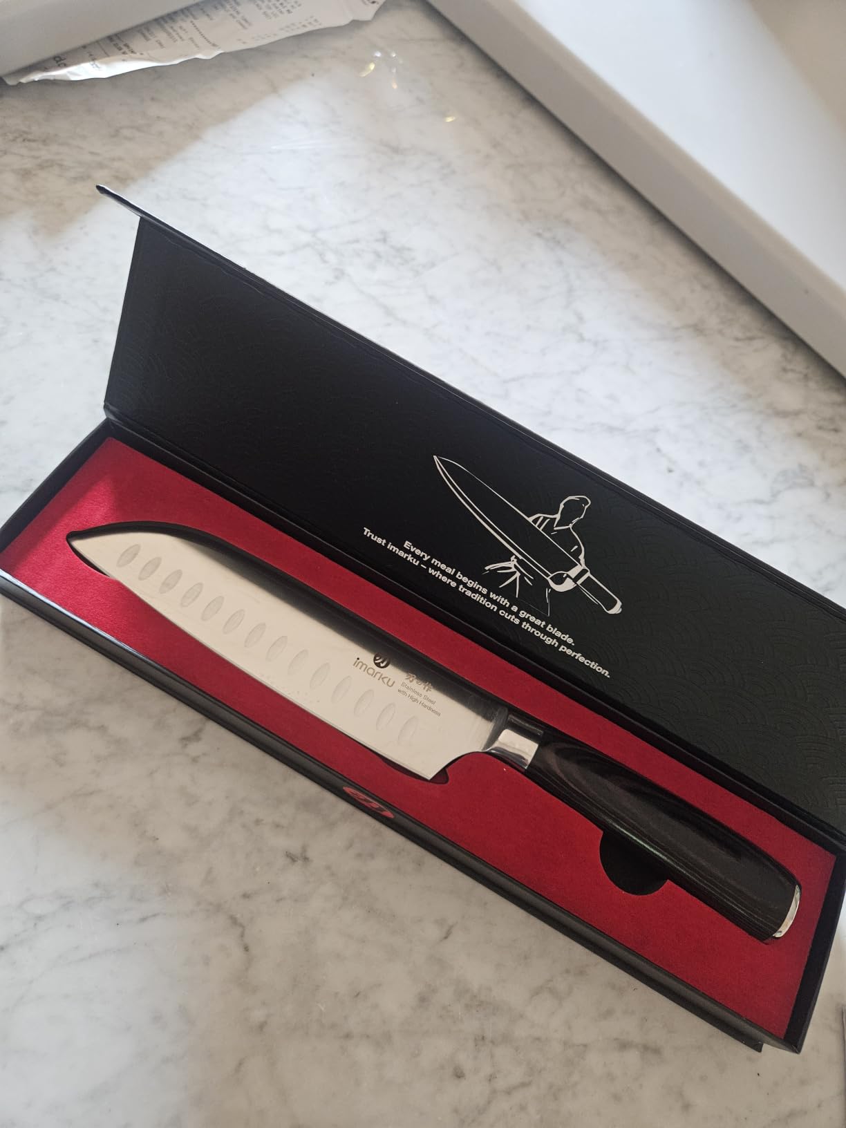 imarku Fillet Knife 6 Inch, German High Carbon Stainless Steel Boning Knife | Professional Grade Filet Knife for Fish Filleting and Deboning Meat Poultry, Pakkawood Handle, Gifts for Men and Women customer photo 2