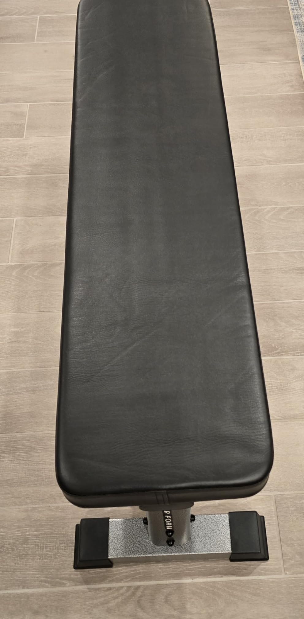 Finer Form Gym Quality Foldable Flat Bench for Multi-Purpose Weight Training and Ab Exercises - Free PDF Workout Chart Included customer photo 2