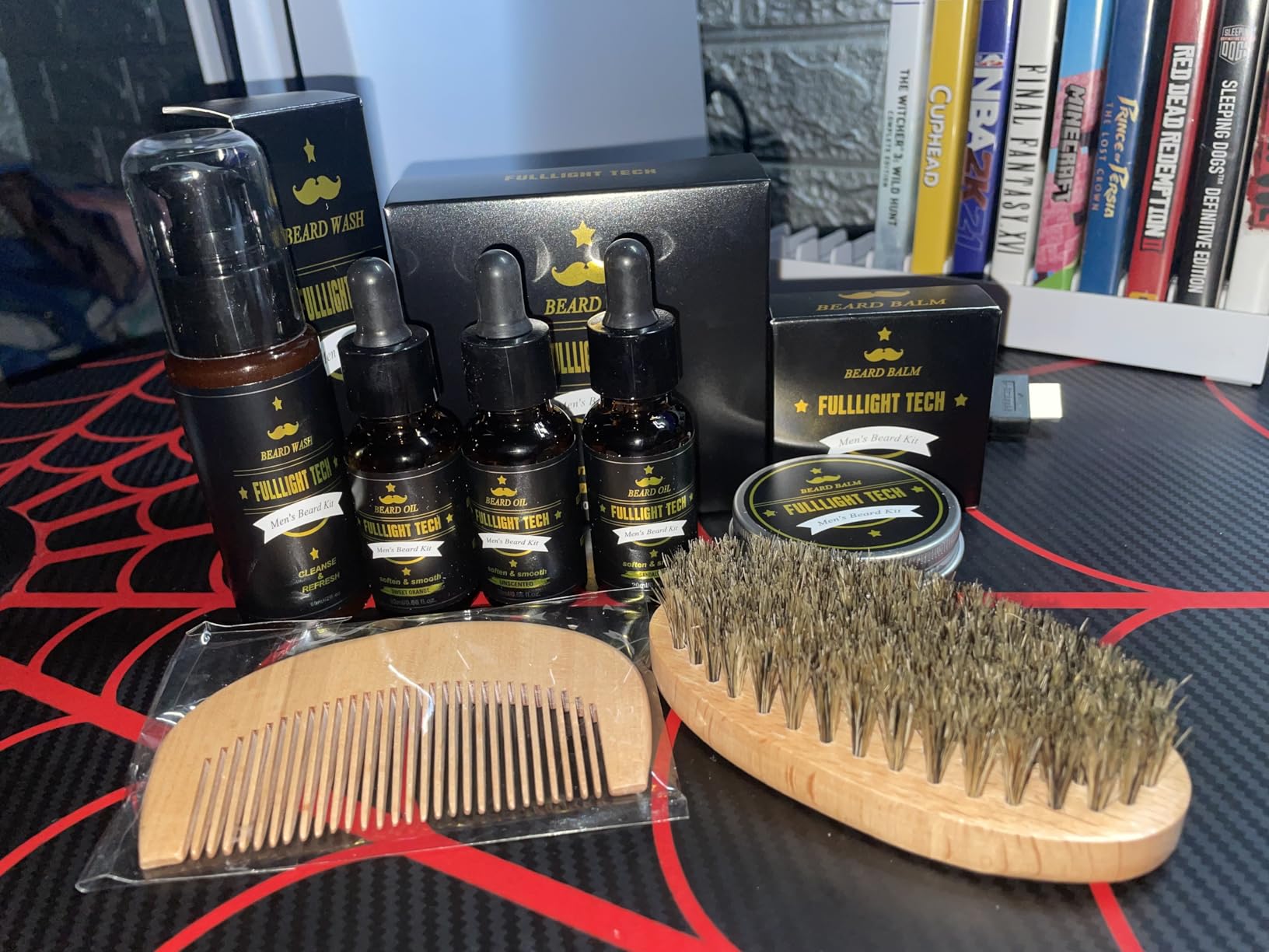 Beard Kit Gifts for Men, 3 Natural Beard Oil, Gently Soothes Itch & Dryness customer photo 1