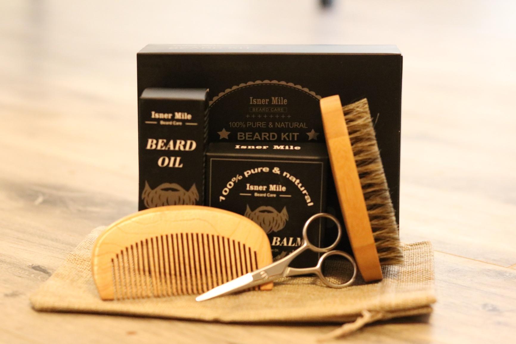 Beard Kit Birthday Gifts for Men Grooming & Care w/ Wash, Brush, Balm, Comb customer photo 2