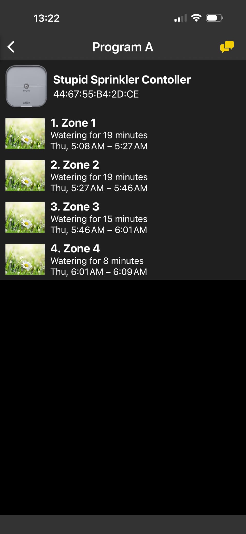 Orbit 57915 B-hyve 4-Zone Indoor Smart Sprinkler Controller customer photo 2