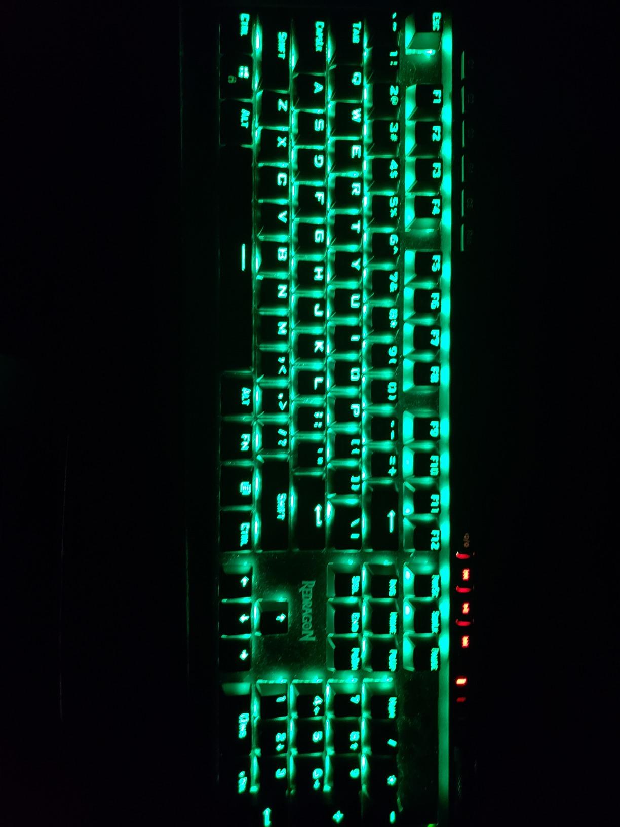 Redragon K580 Wired RGB Mechanical Gaming Keyboard, Macro Key & Media Wheel customer photo 2