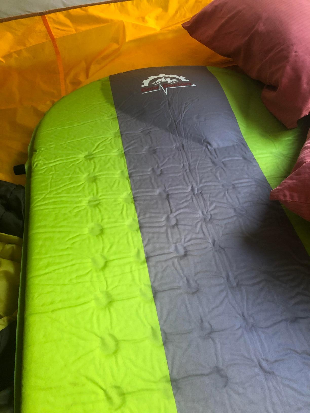 Gear Doctors Oxylus 4.3 R-Value Insulated Foam Self Inflating Sleeping Pad Camping - Sleeping Pad Backpacking Air Mattress-Camping Mattress Self Inflating Camp Mat 4 Seasons Sleep Mat-Camp/Floor/Tent customer photo 2