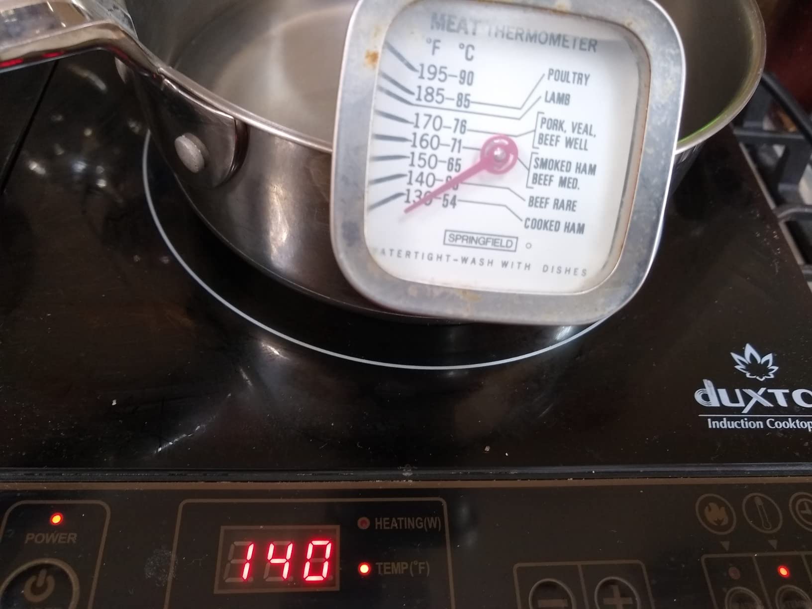Duxtop 1800W Portable Induction Cooktop Countertop Burner, Silver 8120MC/BT-180G3 customer photo 2