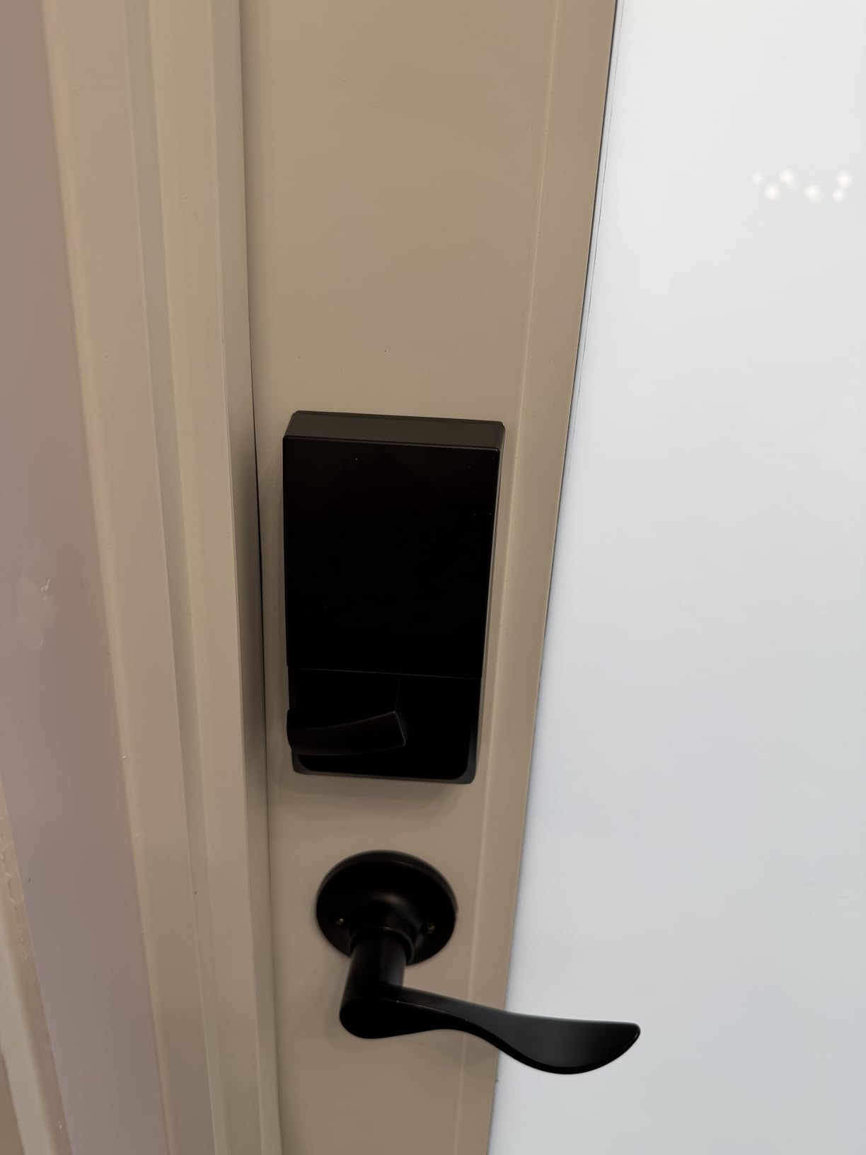 Schlage Encode Smart WiFi Deadbolt Lock with Camelot Trim, Satin Nickel | Keyless entry door lock, Touchscreen keypad, App control, Alexa, Google Home, Ring & Airbnb compatible, Certified security customer photo 2