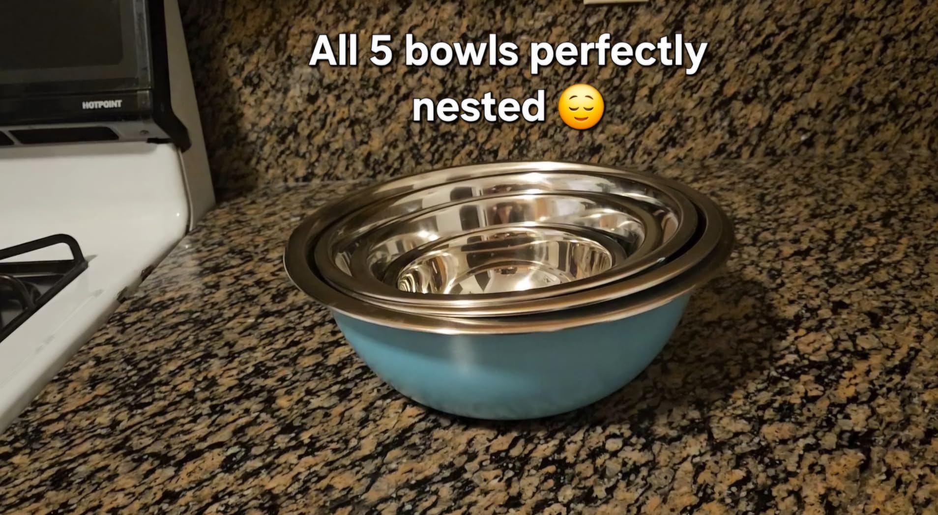 WHYSKO Stainless Steel Mixing Bowls Set, 5-Piece Meal Prep & Food Storage | .75, 1.5, 3, 4 & 5 Quart Metal Mixing Bowls Set for Prep, Serving, Baking & Food Storage, Ecofriendly, Dishwasher Safe customer photo 2
