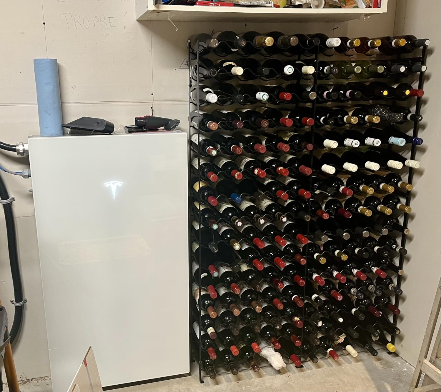 Sorbus Freestanding Floor Wine Rack, Home Bar & Cellar Storage (75 Bottle) customer photo 1