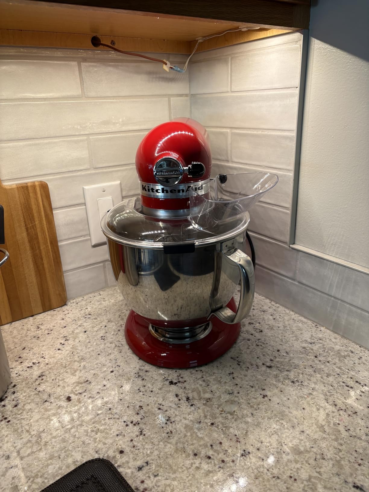 KitchenAid Artisan, 5-Qt Tilt Head Stand Mixer, KSM150PS, Blue Velvet customer photo 2