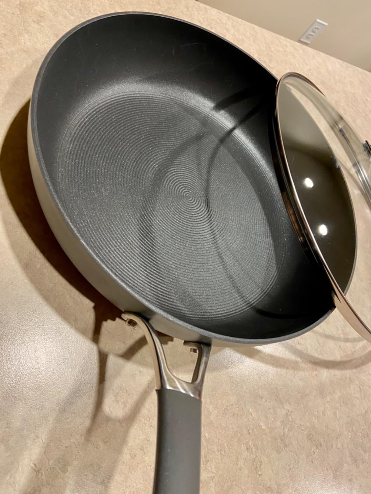 Circulon Radiance Hard Anodized Nonstick Frying Pan Set, 3-Piece, Gray | Nonstick frying pan set - 8.5