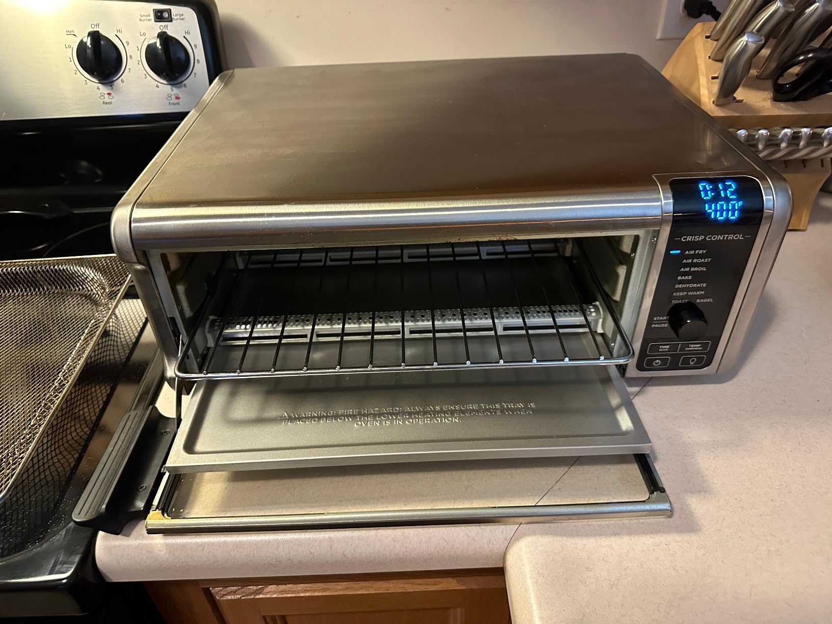 Ninja Digital Air Fry Countertop Oven, 8-in-1, XL, Silver, SP101 customer photo 2