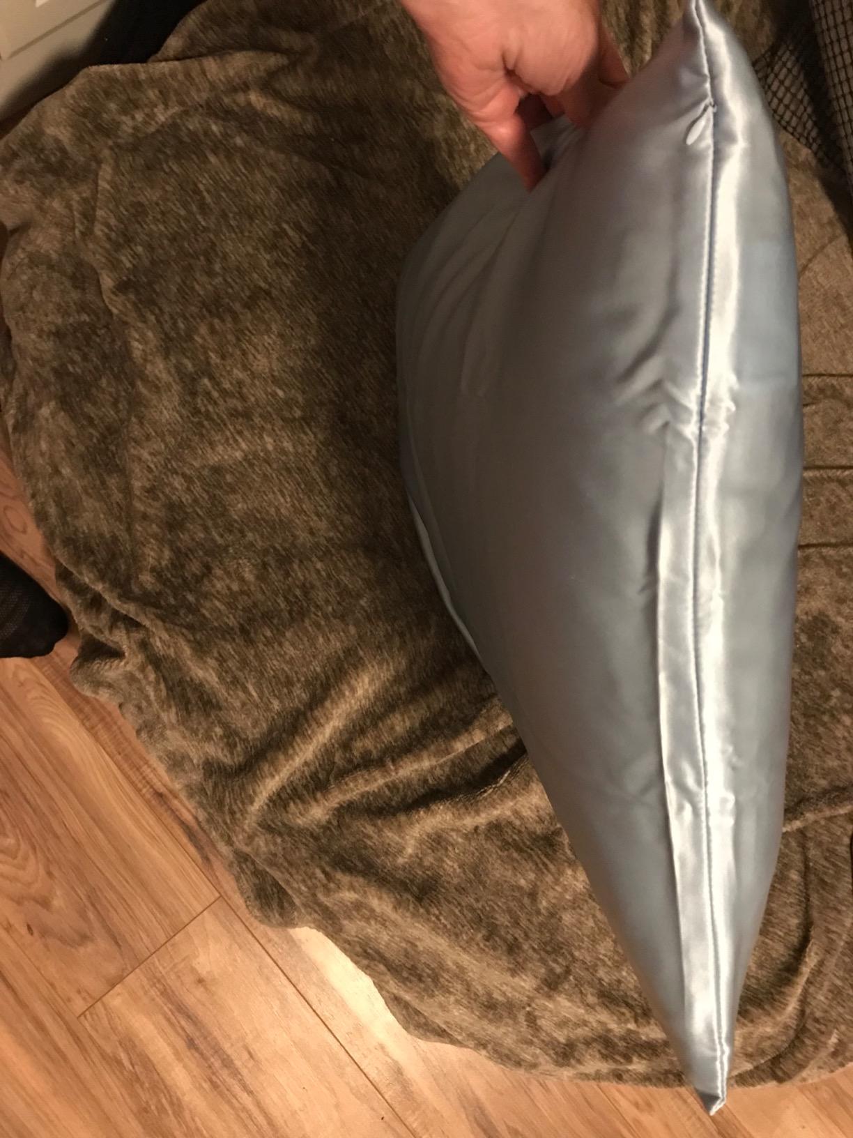 ZIMASILK 25 Momme 100% Pure Mulberry Silk Pillow Cases, Iron Gray, Standard | Natural Silk, Highest Grade 6A customer photo 1