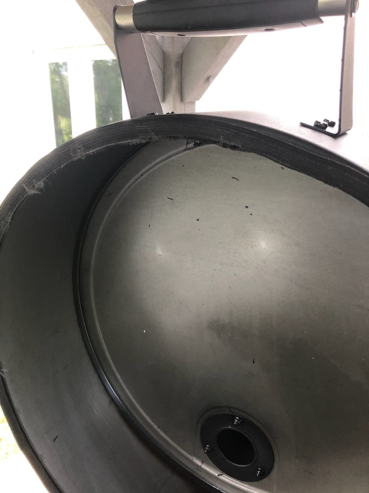 Oklahoma Joe's Bronco Pro 21.5 in. Heavy Duty Charcoal Drum Smoker and Grill with 366 sq. in. Cooking Area in Black customer photo 1