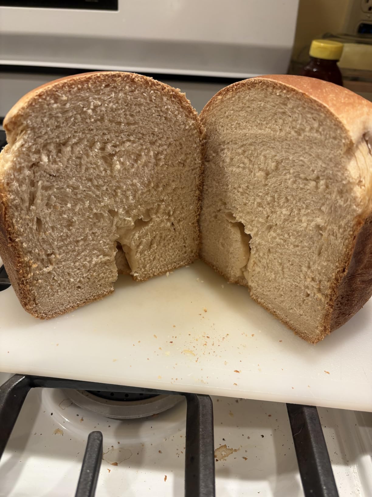 KBS Premium 2LB Convection Bread Maker Dual Heaters, 710W Stainless Steel 17-in-1 Bread Machine Healthy Ceramic Pan, Nut Dispenser, Touch Panel, 3 Loaf Sizes 3 Crust Colors, 15H Timer, Low Noise, Recipes customer photo 2