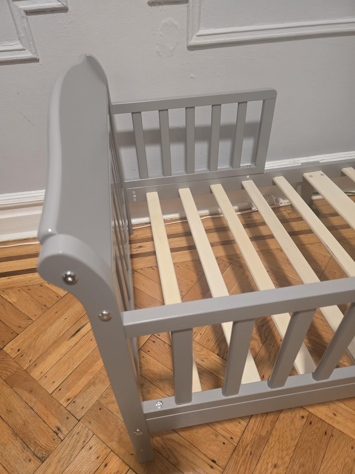 Delta Children Canton Toddler Bed, Greenguard Gold Certified, Grey customer photo 2