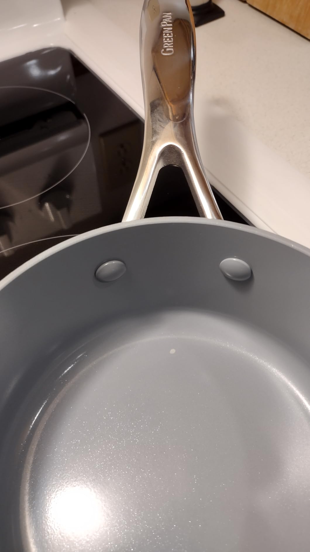 GreenPan Valencia Pro 2 Piece Ceramic Saucepan Set, 1.6QT & 3.3QT with Lids | Nonstick, PFAS-Free Nonstick, Induction Ready, All Cooktop Compatible, Hard Anodized, Dishwasher Safe, Oven Safe up to 600F customer photo 1