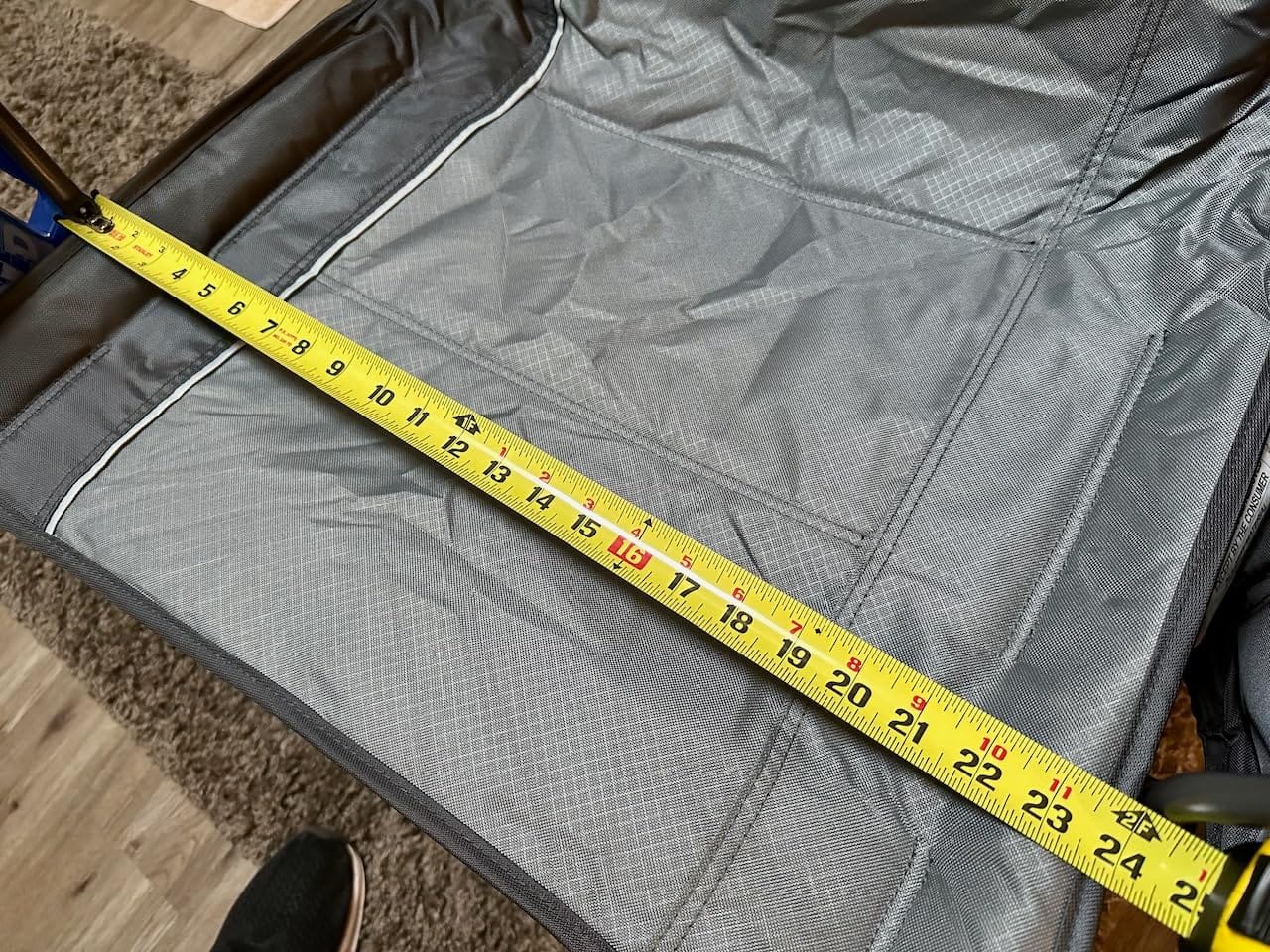TIMBER RIDGE Oversized Folding Camping Chair High Back Heavy Duty for Adults Support up to 500lbs with Cup Holder, Side Pocket Cooler Bag customer photo 1
