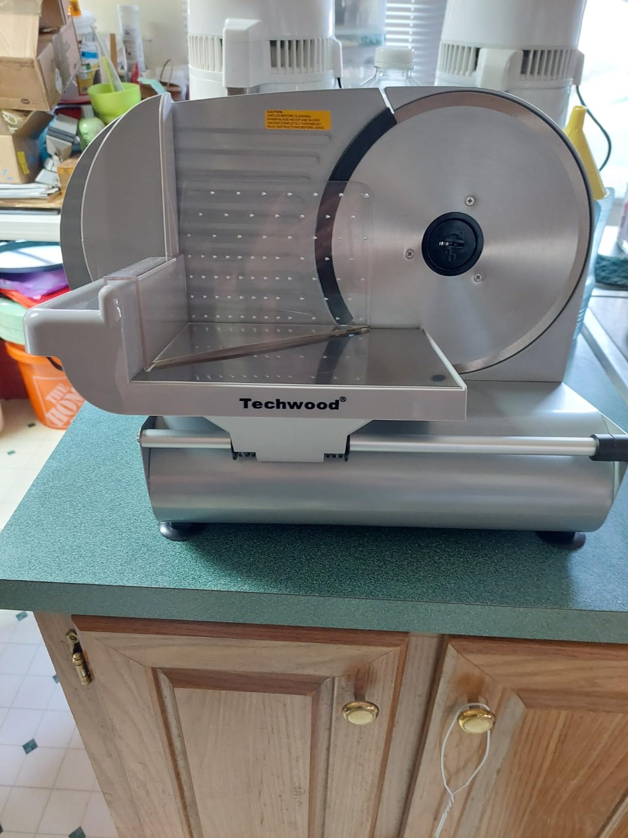Meat Slicer, Techwood Electric Deli Food Slicer with Removable 9