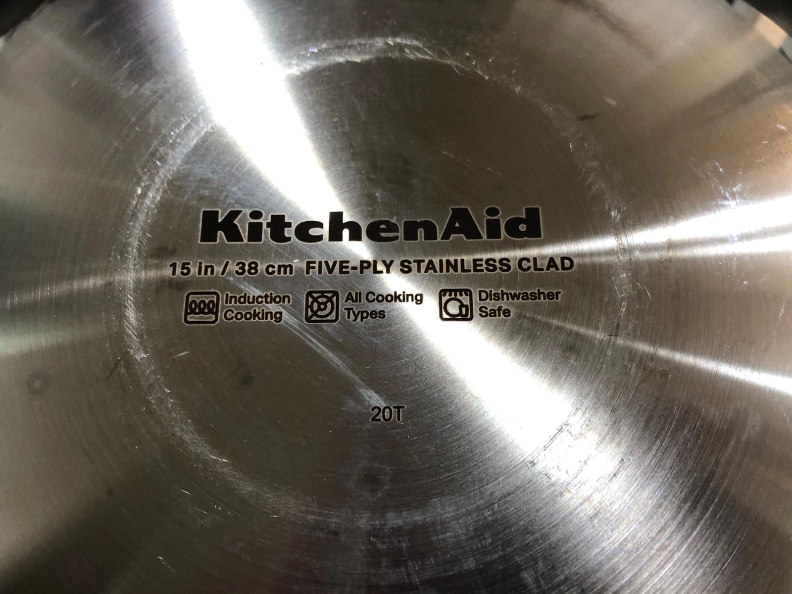 KitchenAid 5-Ply Clad Stainless Steel Induction Wok, 15-Inch | Master stir fries, chinese wok for high-heat cooking, dishwasher safe, oven safe, polished stainless steel customer photo 2