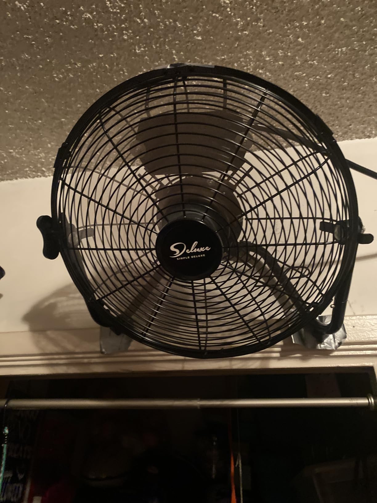 Simple Deluxe 20 Inch 3-Speed High Velocity Heavy Duty Metal Industrial Floor Fan for Warehouse, Workshop, Factory and Basement, Black, 2 Pack customer photo 2