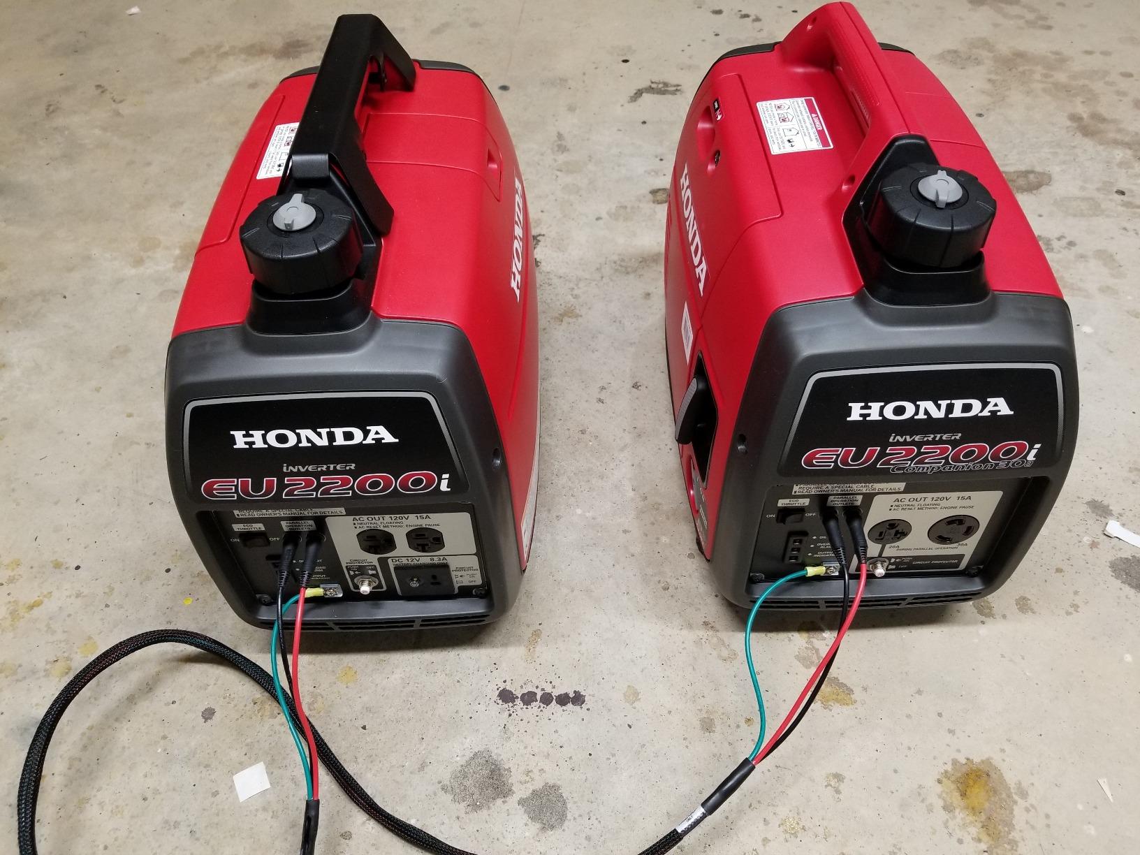Honda EU2200i Companion 2200 Watt Inverter Generator (EU2200ITAN5) | Super Quiet 120V Gas Powered Portable Generator for Camping or RV Backup Power Supply, Up to 8.1 Hour Run Time customer photo 1