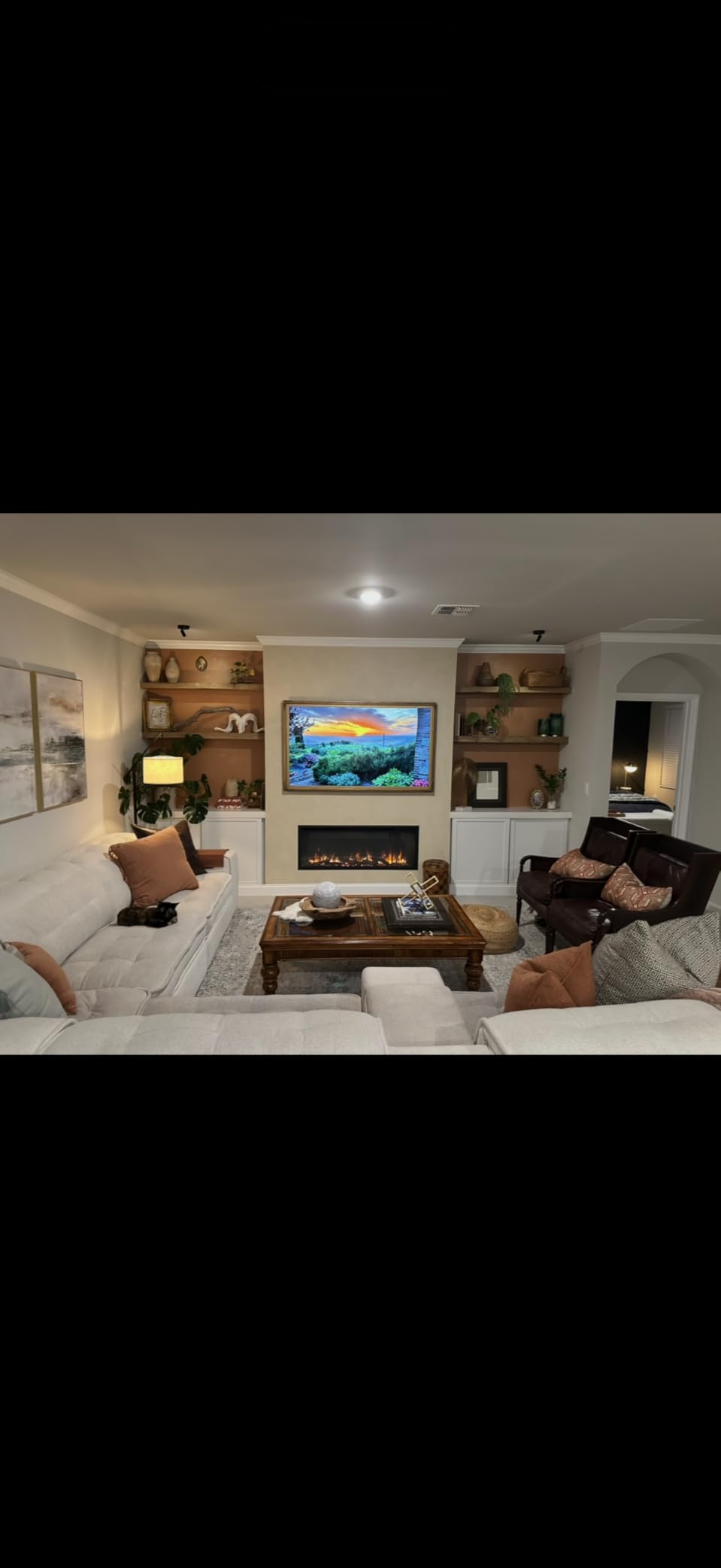 LegendFlame Austin Build in Electric Fireplace 72