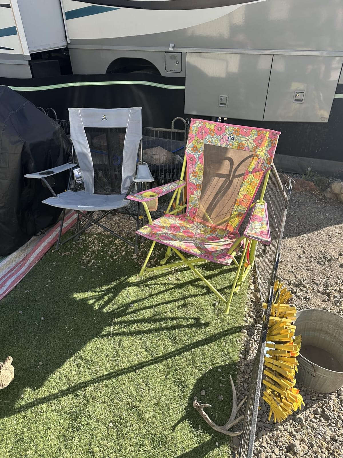 GCI Outdoor Comfort Pro Rocker Camping Chair - Indigo Blue customer photo 2