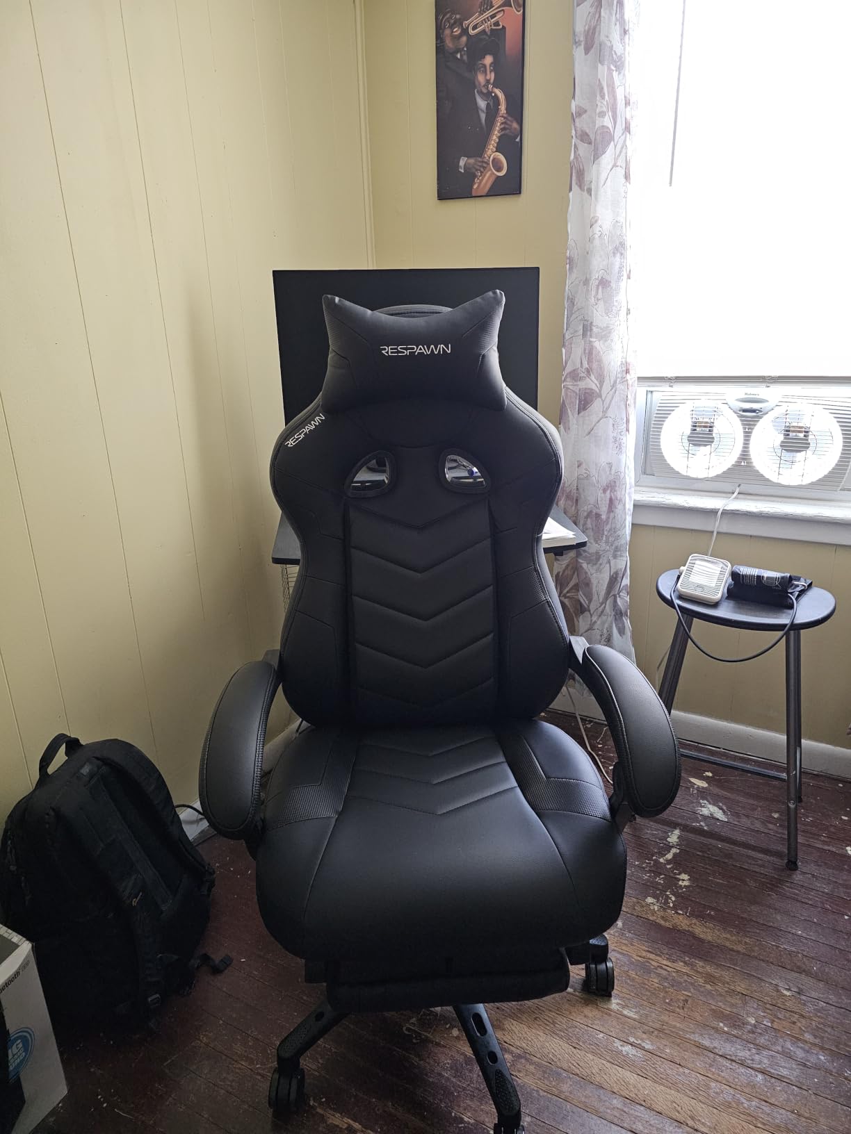 RESPAWN 110 Pro Ergonomic Gaming Chair with Footrest and Recline | Ergonomic office chair comfort with footrest, lumbar support & 155 recline for work, gaming and relaxing customer photo 2