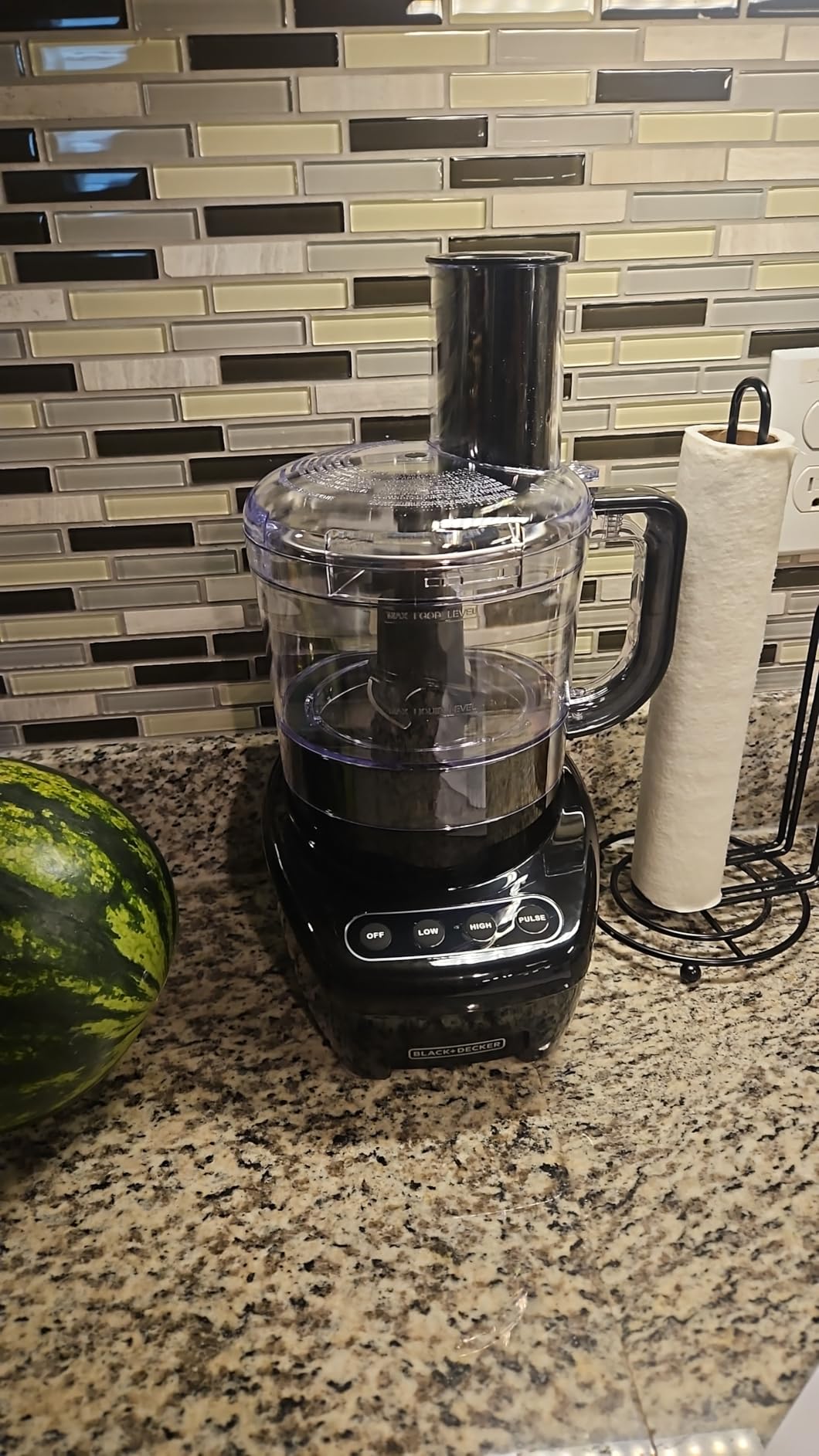 BLACK+DECKER 3-in-1 Easy Assembly 8-Cup Food Processor, Stainless Steel S-Blade, Easy-Clean, Touchpad Controls customer photo 2