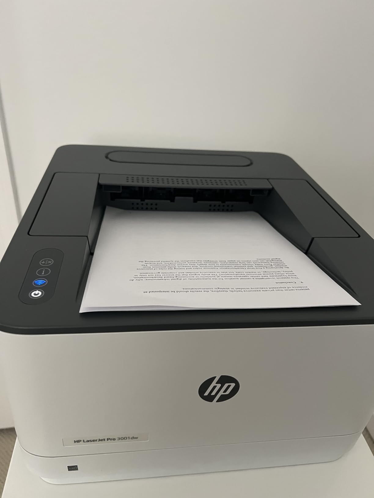 HP Laserjet Pro 3001dw Wireless Black & White Printer, Best-for-Office (3G65OF) customer photo 1