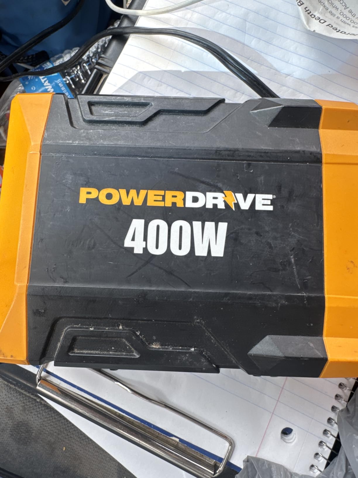 PowerDrive PWD400 400 Watt Power Inverter 12v DC to 110v AC with 2 Outlets and 2 Ports customer photo 1