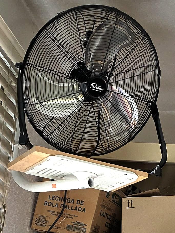 Simple Deluxe 20 Inch 3-Speed High Velocity Heavy Duty Metal Industrial Floor Fans Quiet for Home, Commercial, Residential,Black, 2 Pack customer photo 1