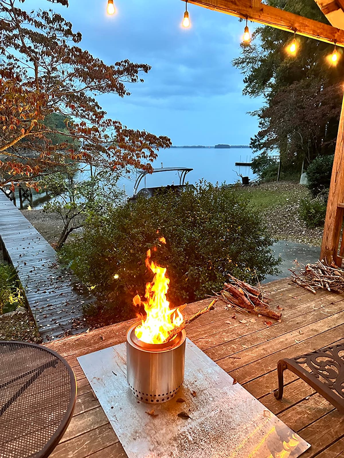 Solo Stove Ranger 2.0 with Stand - 15 Inch Smokeless Portable Fire Pit - Lightweight Outdoor Fireplace with Removable Ash Pan, Stainless Steel, Carry Case Included, Ideal for 2-4 People, 16.5 lbs customer photo 1