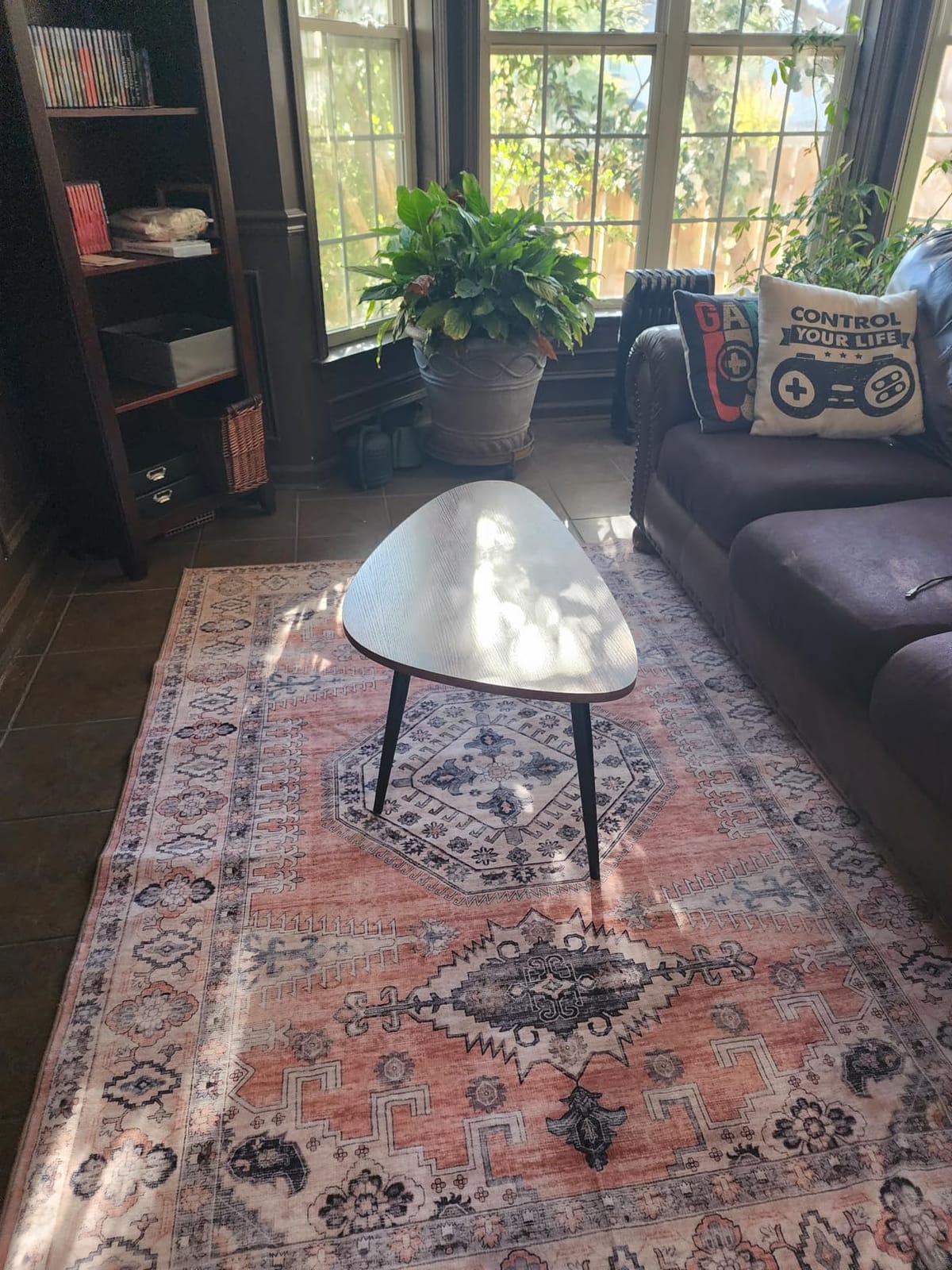WLIVE Round Coffee Table, 32.6
