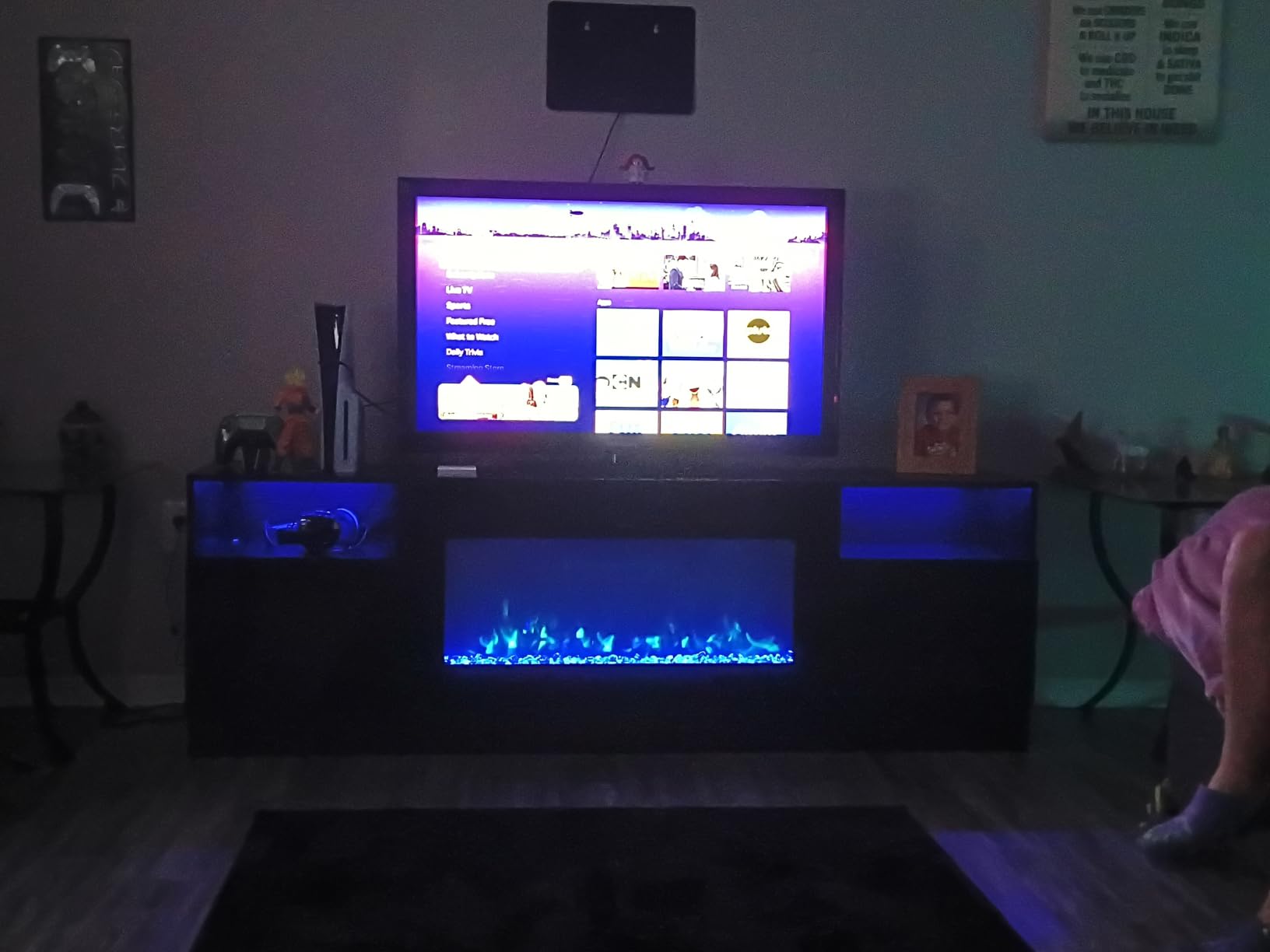 oneinmil Fireplace TV Stand with 36