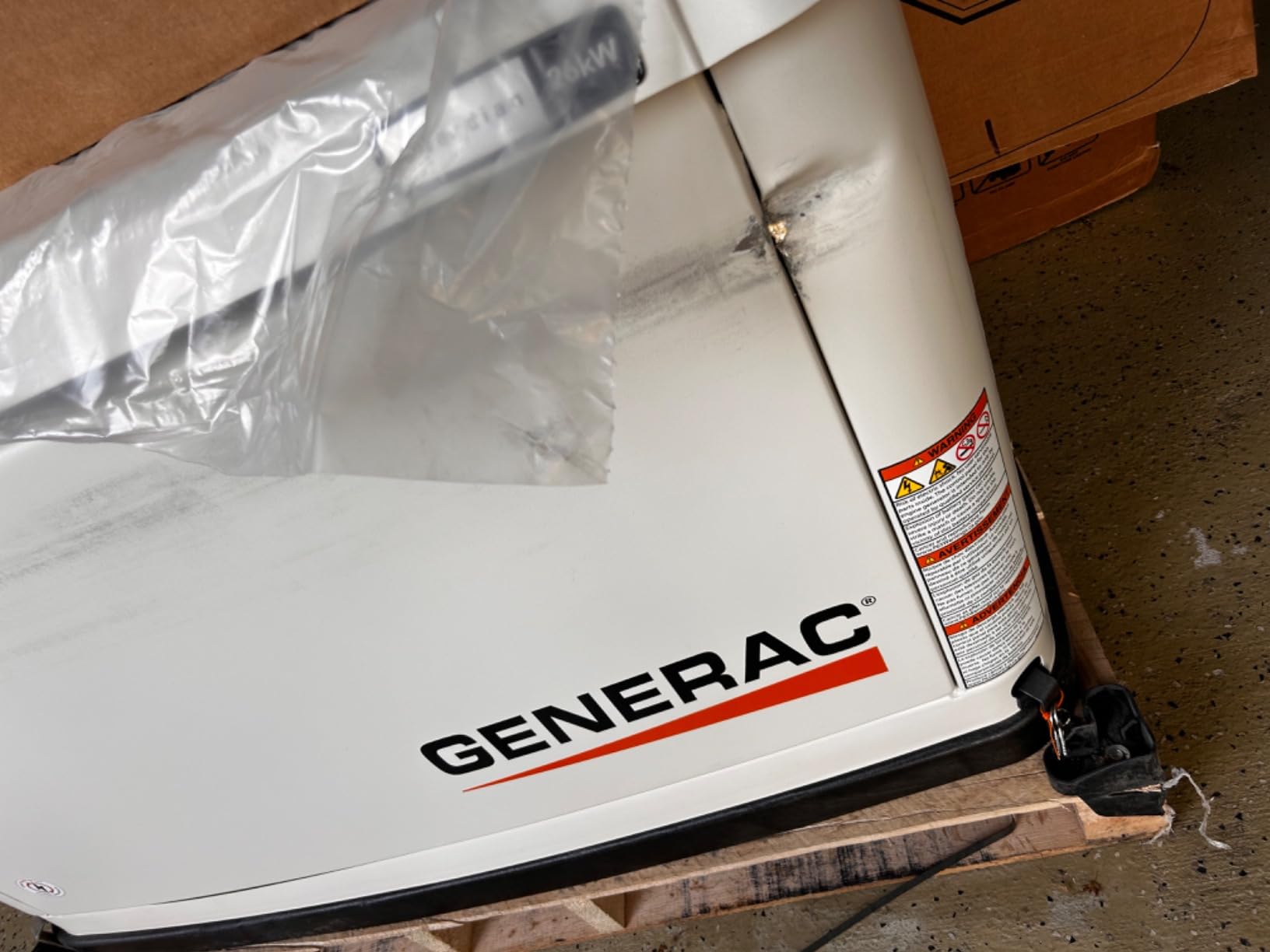 Generac Guardian 26kW Home Standby Generator with 200 Amp Transfer Switch - Automatic Whole House Backup Power, WiFi Enabled, Natural Gas or Liquid Propane customer photo 1