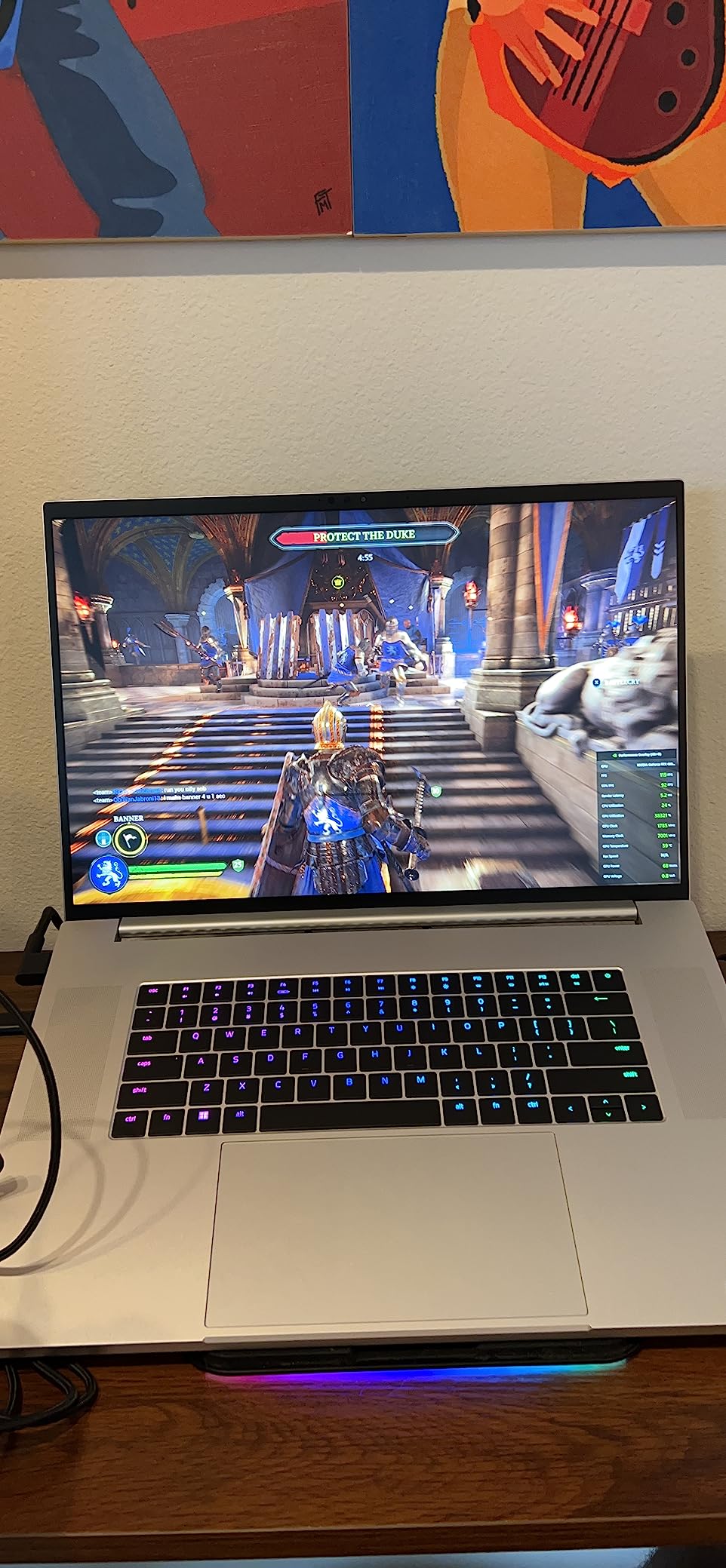 Razer Blade 18 Gaming Laptop NVIDIA GeForce RTX 4090 13th Gen Intel 24-Core i9 HX CPU 18 inch QHD+ 240Hz 32GB RAM 2TB SSD CNC Aluminum Compact GaN Charger Windows 11 Chroma RGB customer photo 1