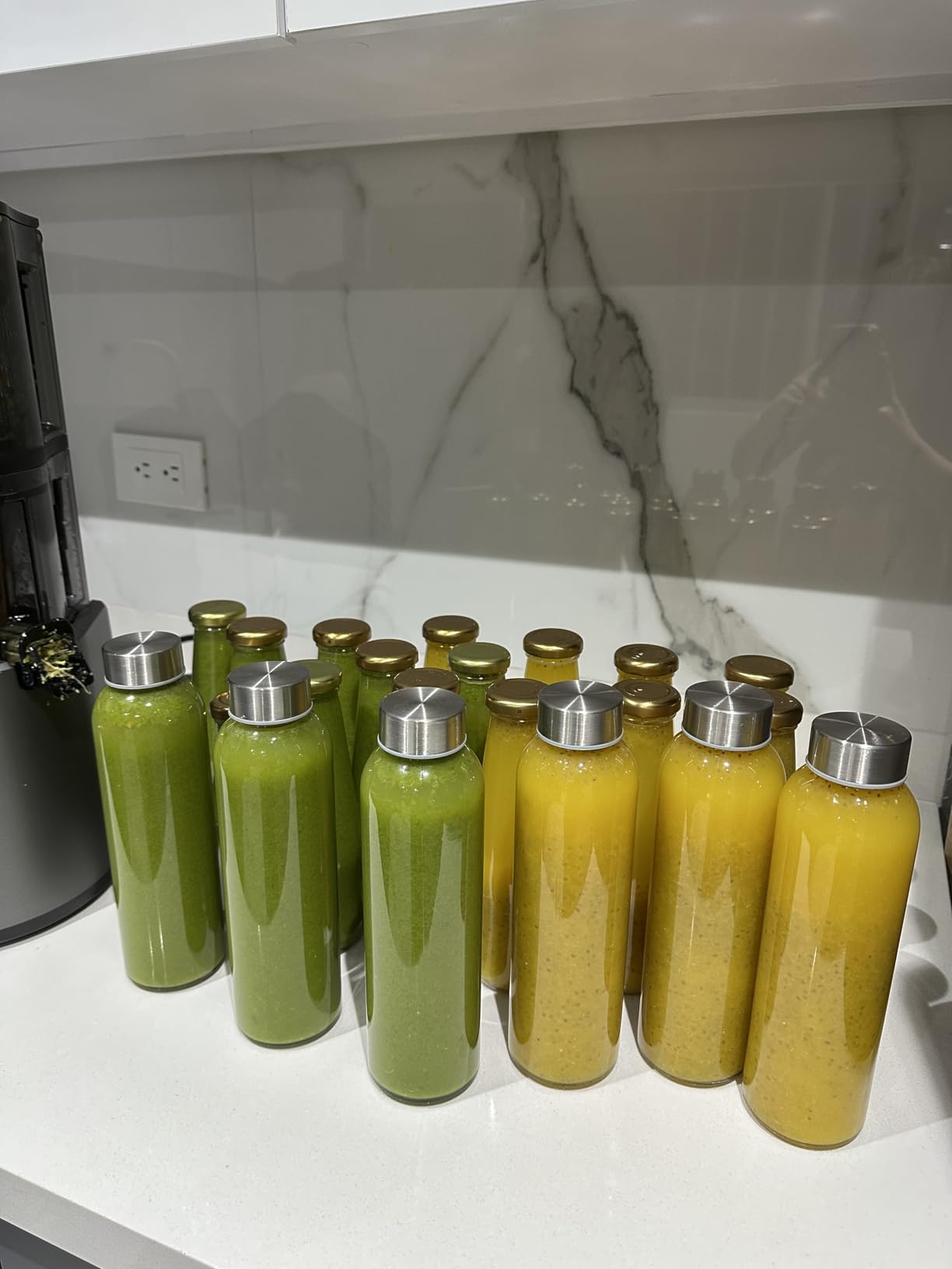 Cold Press Juicer - Hands Free Vegetable and Fruit Masticating Juicer Machine with 68-oz. capacity customer photo 1