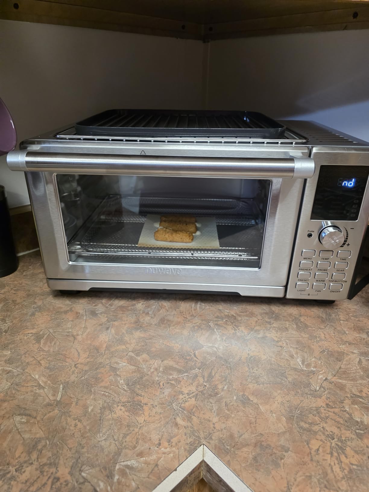 Nuwave Bravo Air Fryer Toaster Countertop Convection Oven Combo, 1800 Watts, 21-Qt Capacity, PFAS Free customer photo 1