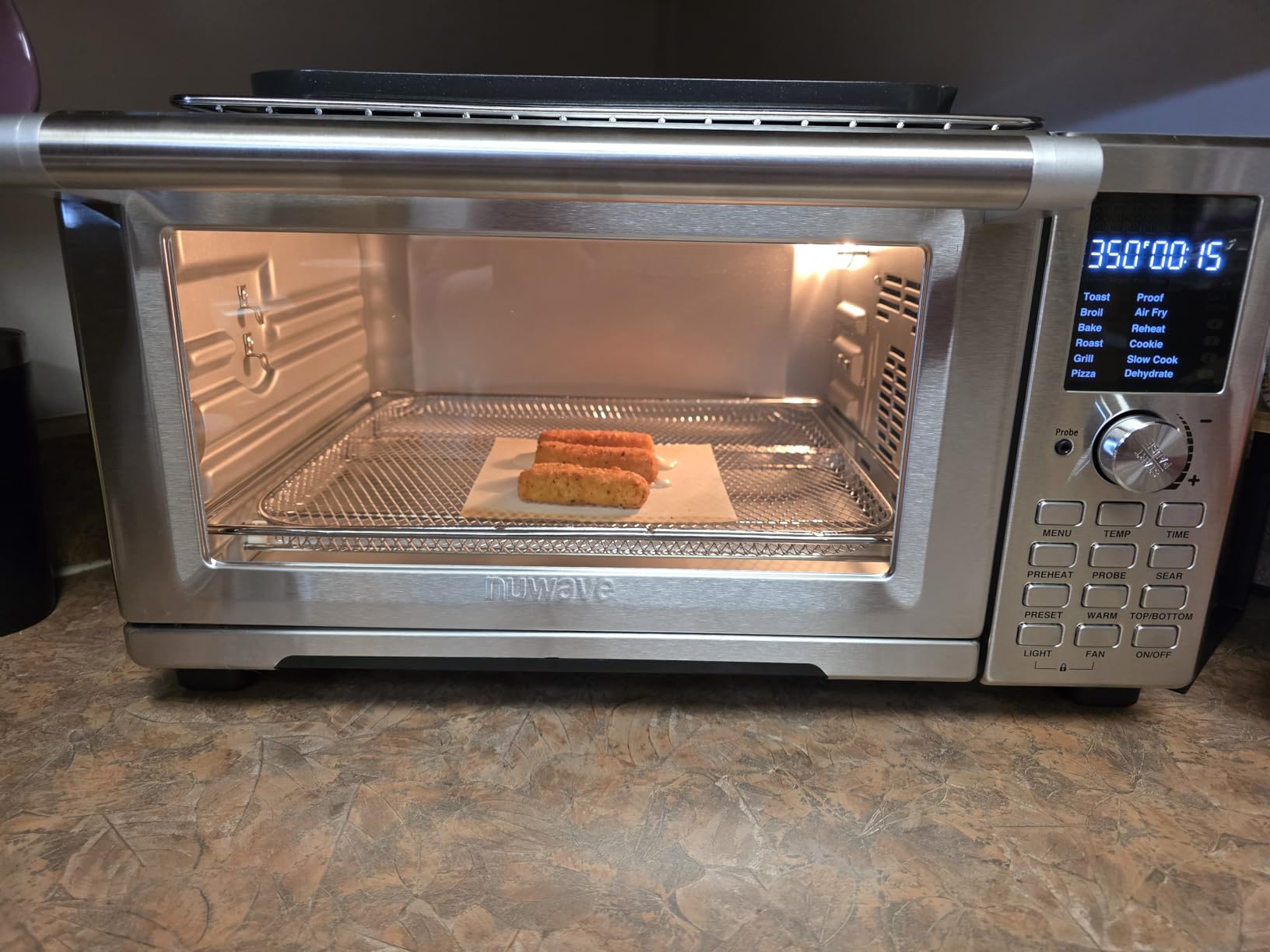 Nuwave Bravo Air Fryer Toaster Countertop Convection Oven Combo, 1800 Watts, 21-Qt Capacity, PFAS Free customer photo 2