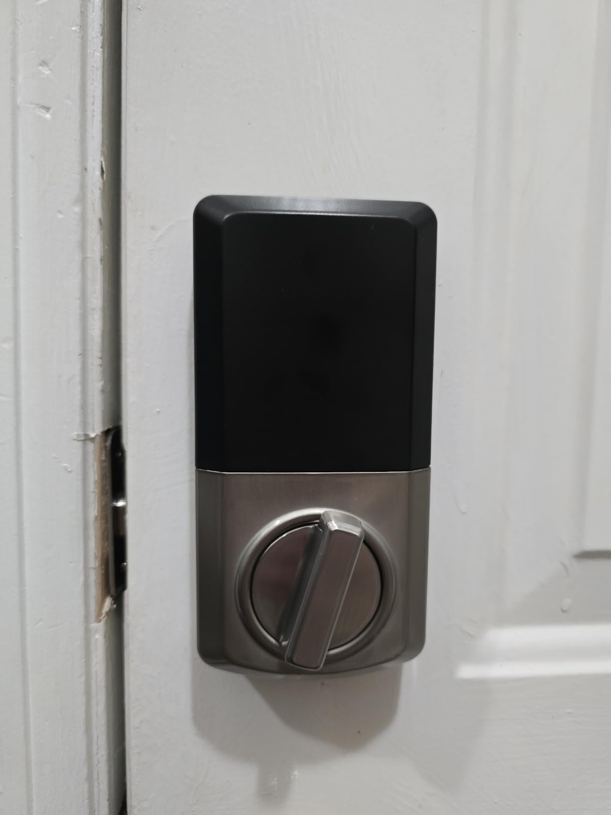Kwikset Powerbolt 250 10-Button Keypad Satin Nickel Transitional Electronic Deadbolt Door Lock, Featuring Convenient Keyless Entry, Customizable User Codes, and Auto-Locking customer photo 1