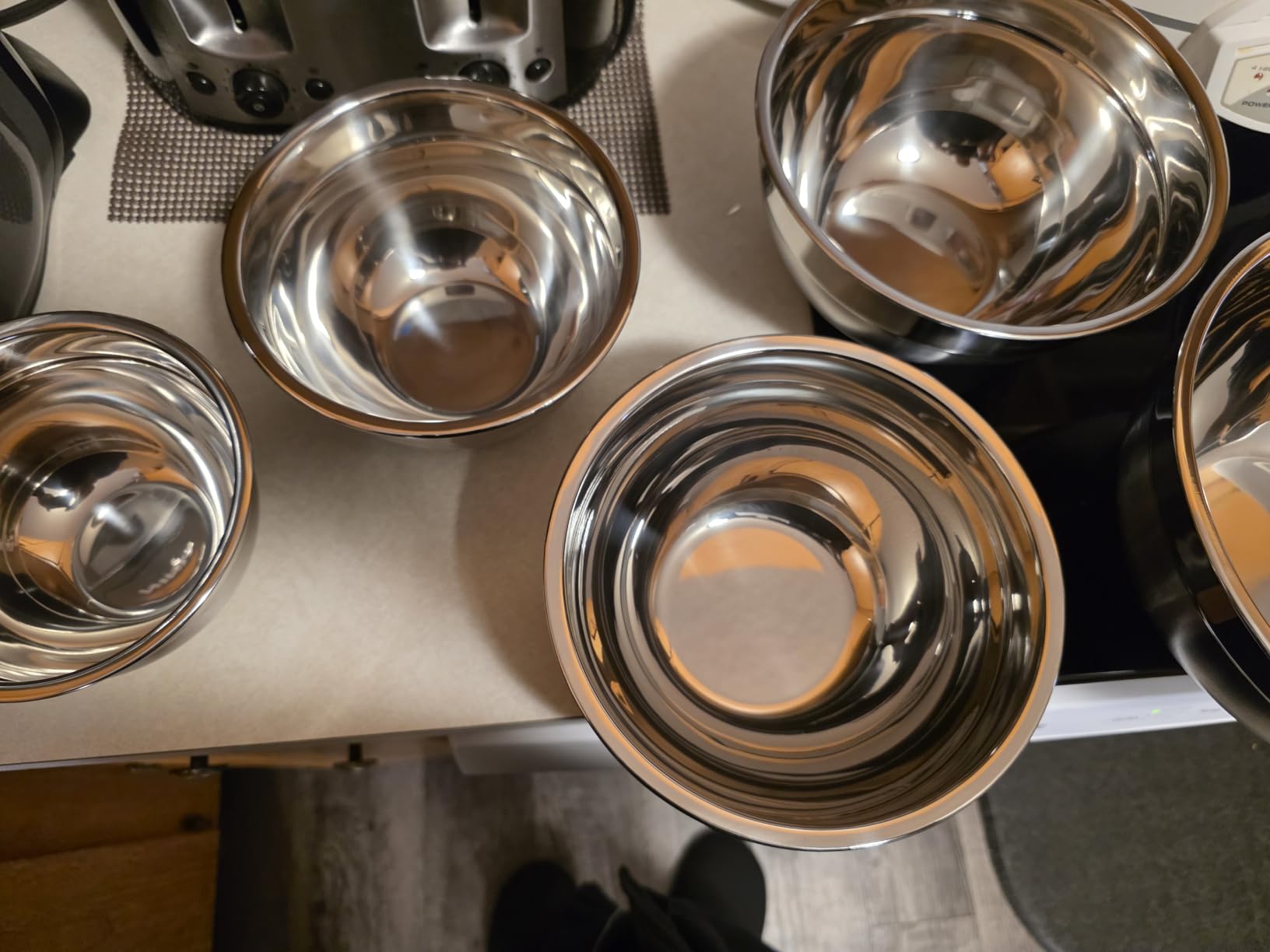 Thickened Heavy-Duty 26pcs Stainless Steel Bowl, Mixing Bowl Set with Lid, Grater Attachment, Non-Slip Bottom and Kitchen Gadget Set, Sizes 7, 4, 2.5, 2.0, 1.5, 1QT, Ideal for Mixing and Serving customer photo 1