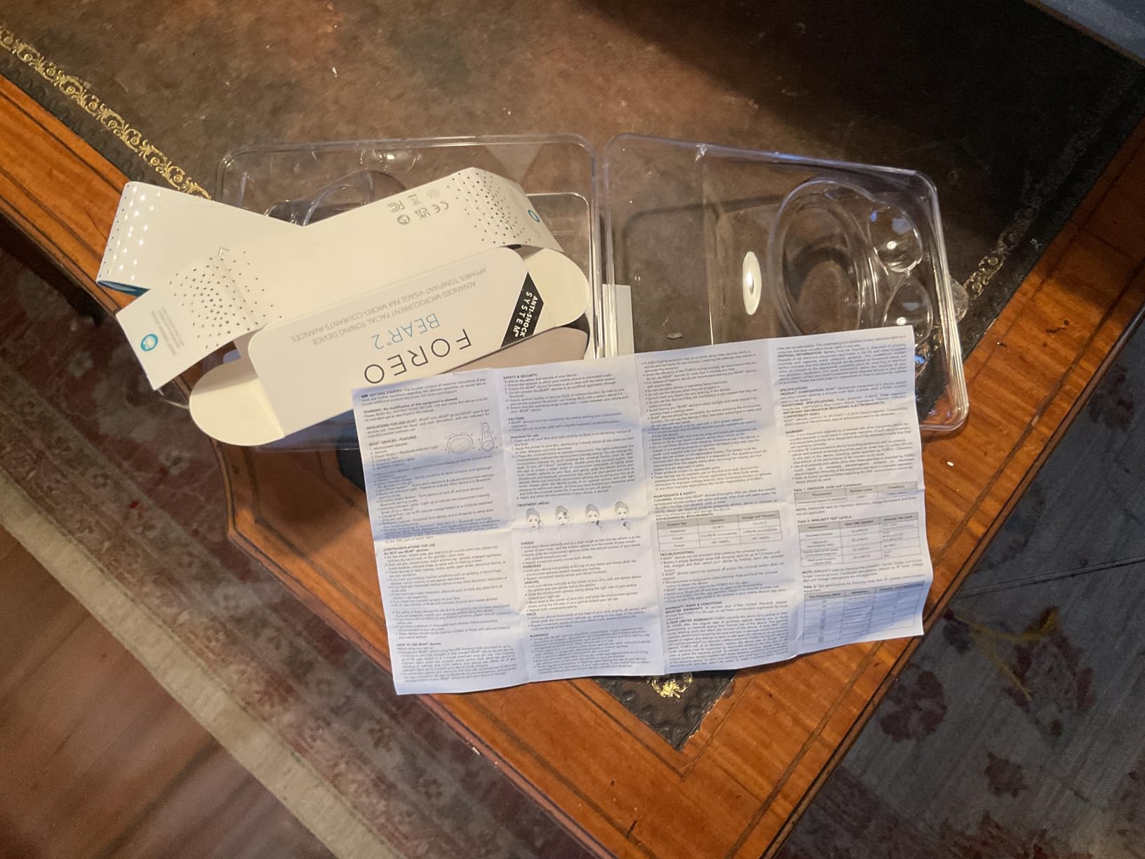 FOREO Bear 2 Advanced Lifting Toning Microcurrent Facial Device - Face Sculpting Tool - Firm & Contour - Non-Invasive - Increases Skin Care Absorption - Evergreen customer photo 2