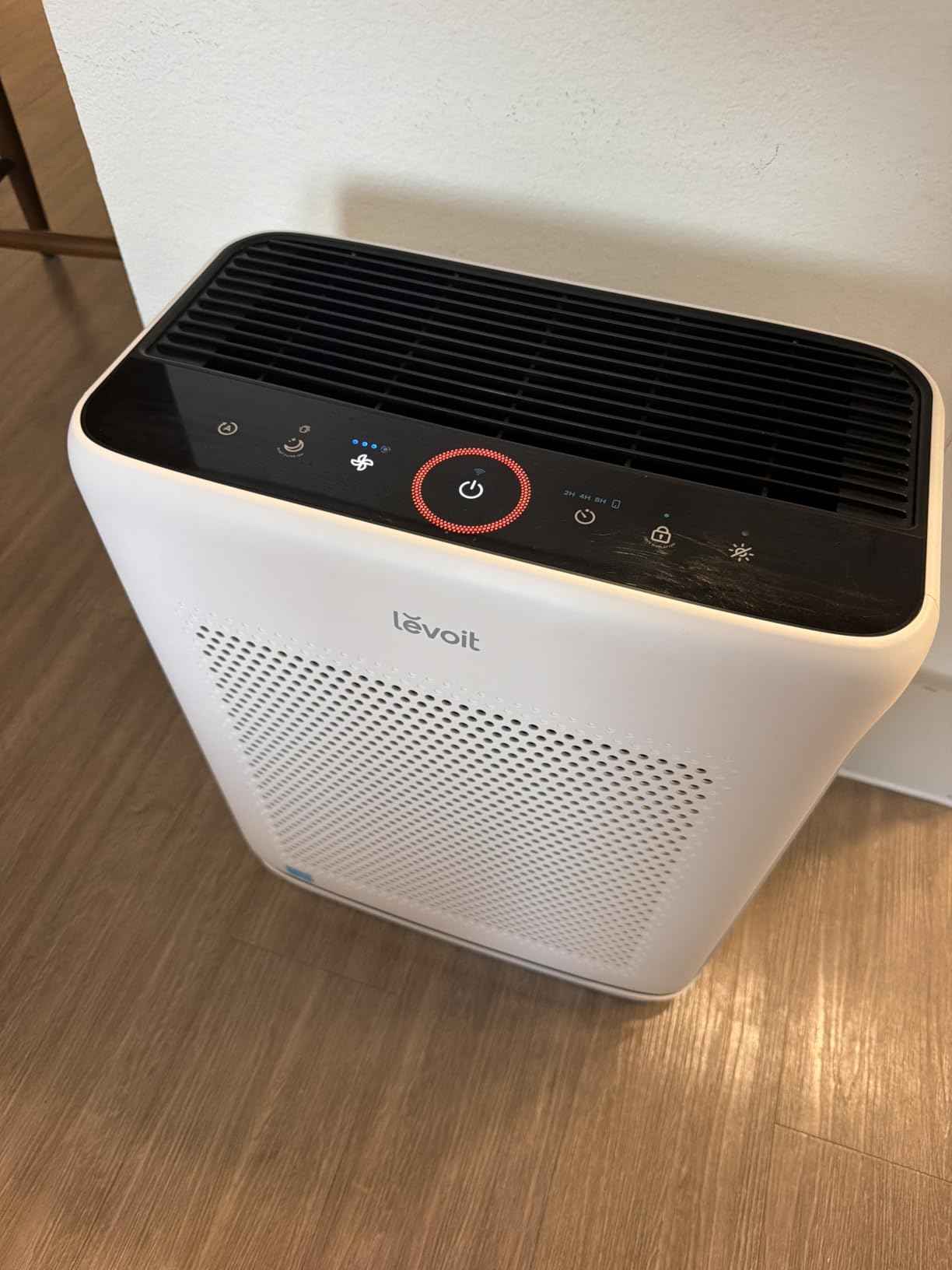 LEVOIT Air Purifier for Home Pets Bedroom Up to 1073Feet² Washable Pre-Filter | Quiet HEPA Sleep Mode for Pets, Allergens, Dust, Pollen, Smoke, Smart Air Quality Monitor, AHAM VERIFIDE, Vital 100S-P, Black customer photo 1