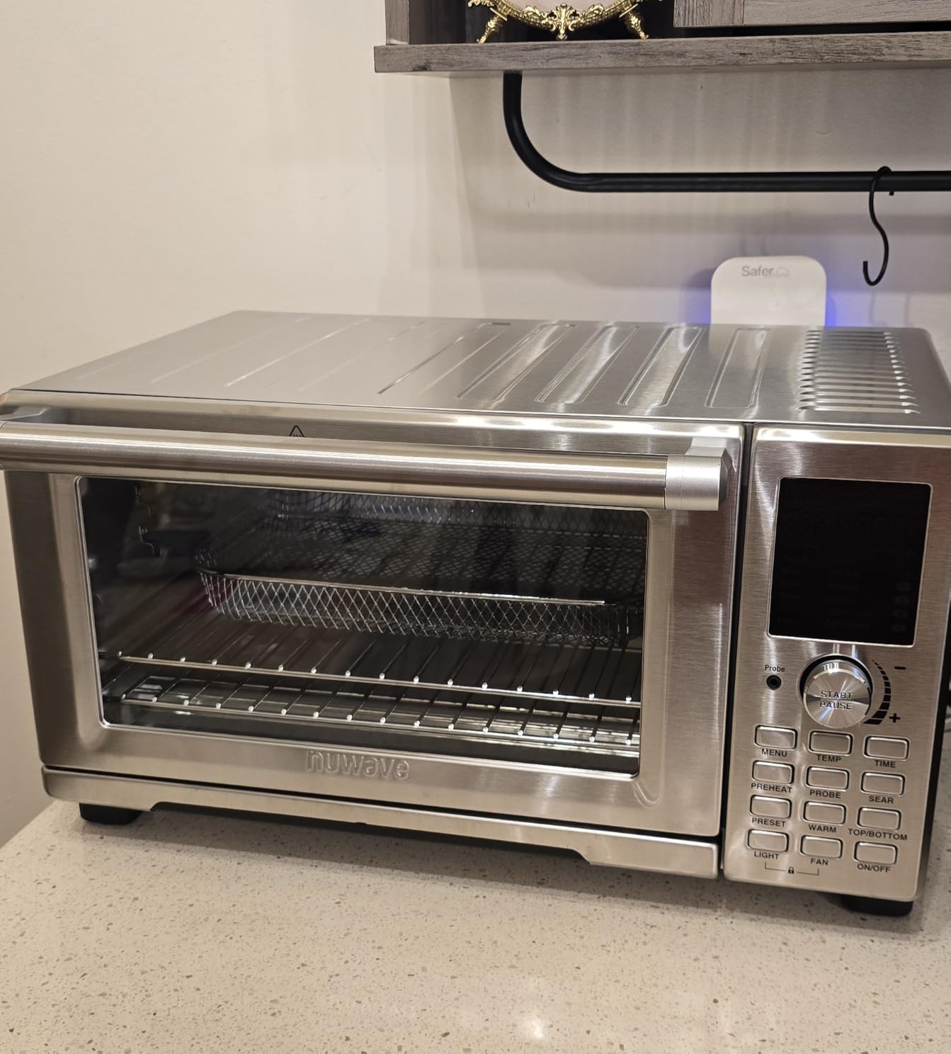 Nuwave Bravo XL Pro Air Fryer Toaster Oven | 100% Super Convection | 30QT, 100 Presets, Multi-Layer Even Cooking, 50-500F, Smart Probe, Stainless Steel customer photo 2
