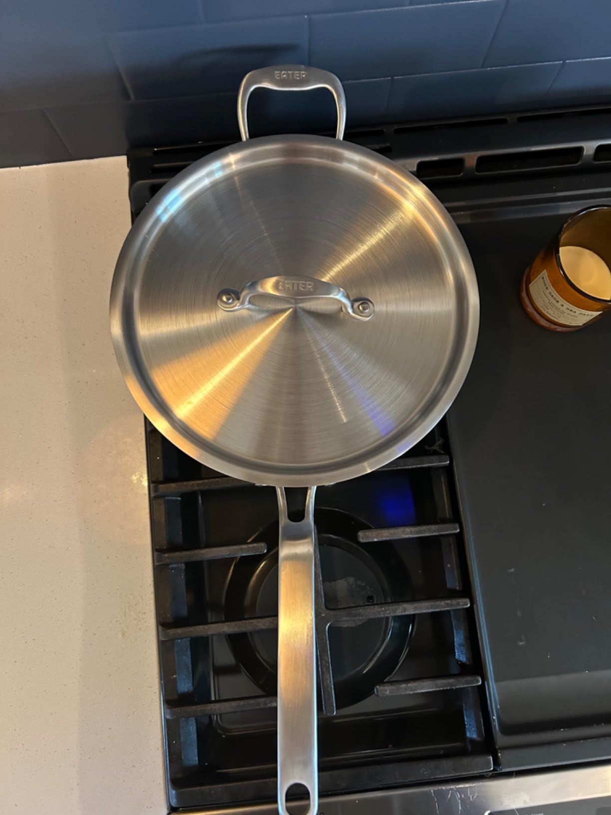 Heritage Steel x Eater 4 Quart Sauté Pan | Made in USA | 5-Ply Fully Clad Stainless Steel customer photo 1
