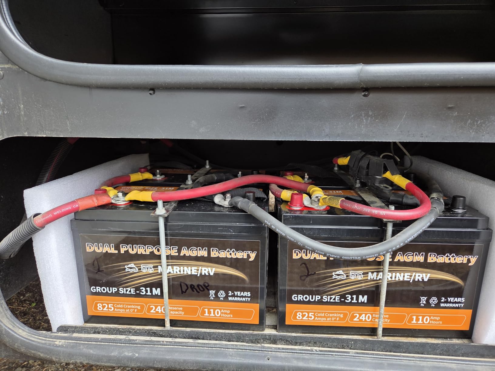 BCI Group 31M Dual Purpose AGM Battery, 240RC 825CCA 12V 110AH Starter & Deep Cycle Sealed Marine & RV Battery customer photo 1