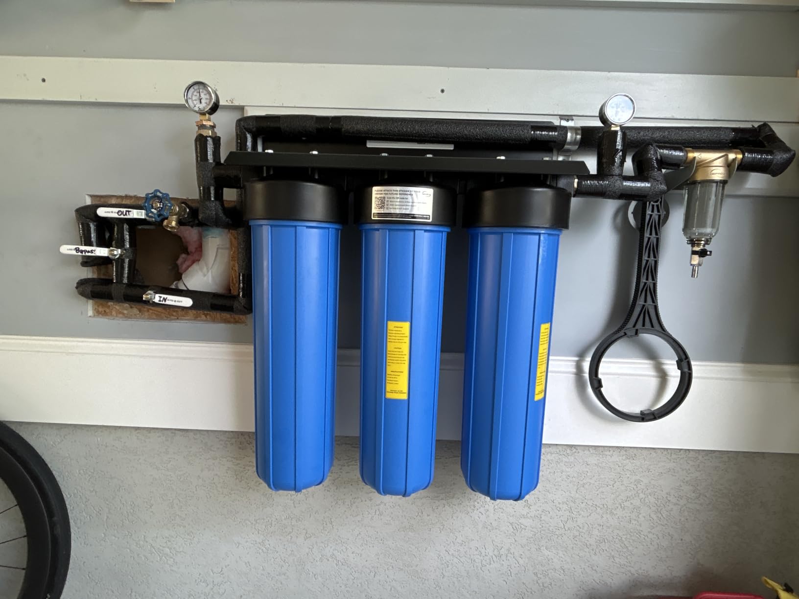 iSpring Iron, Manganese, H2S Whole House Water Filter System | Also Reduces Lead, Mercury, Chlorine, Sediments, 1-Inch Inlet/Outlet, Up to 12 Months or 150K Gallons, Model: WGB32B-MKS customer photo 1