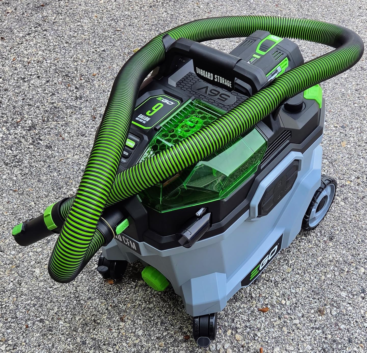 EGO Power+ Shop Vacuum Wet Dry, Car Vac, Portable Cordless Cleaner, 9 Gallon 110 CFM, Battery and Charger Not Included - WDV0900 customer photo 1