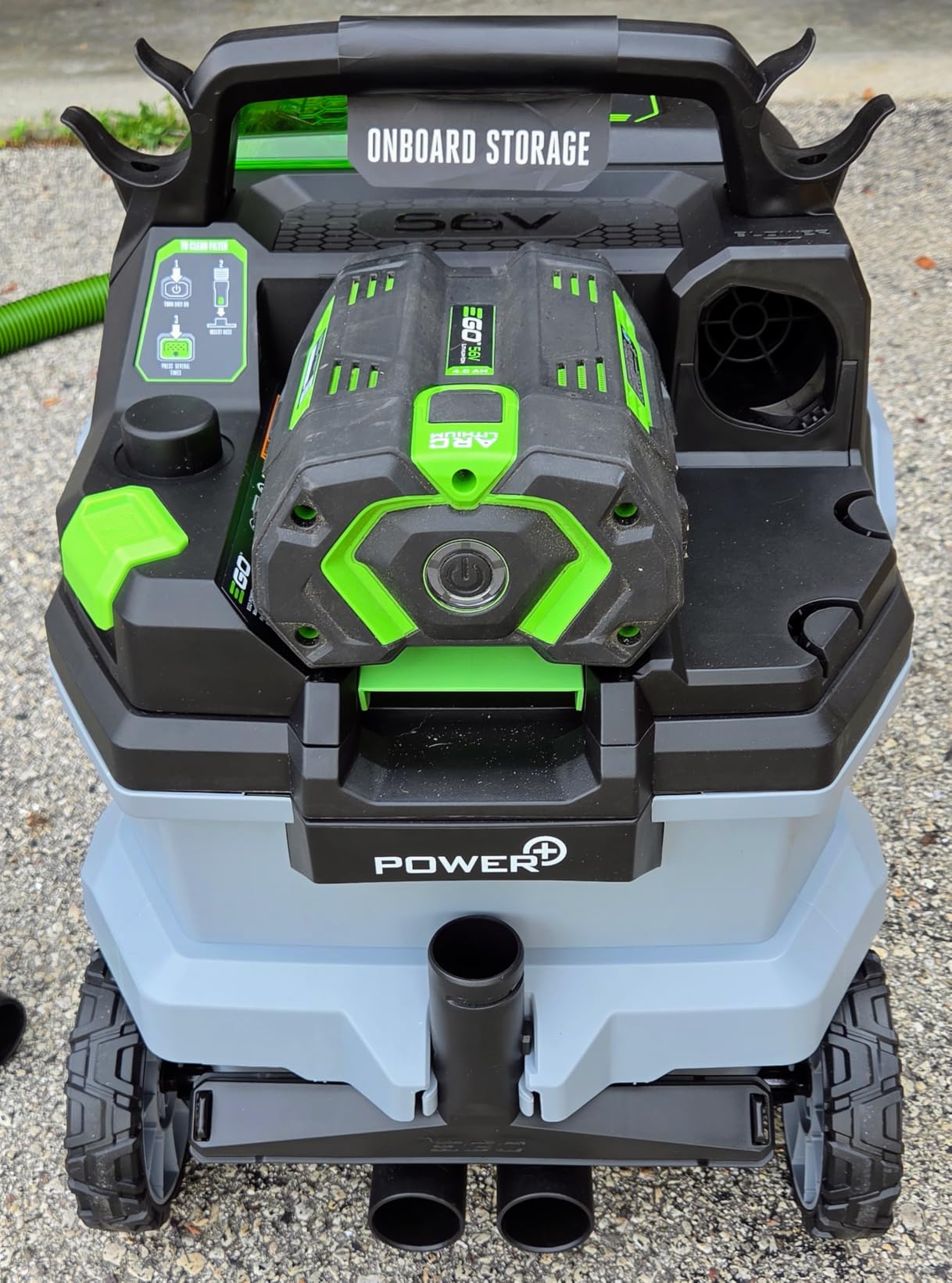 EGO Power+ Shop Vacuum Wet Dry, Car Vac, Portable Cordless Cleaner, 9 Gallon 110 CFM, Battery and Charger Not Included - WDV0900 customer photo 2